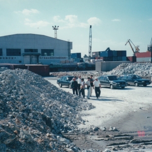 Pyrophyllite Stock Yard At Wenzhou Port Zhejiang Province
