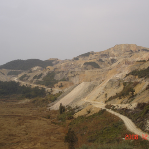 浙江泰順龜湖葉蠟石礦山